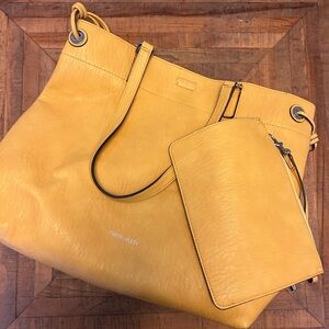 NWOT, Calvin Klein tore bag with mini bag.